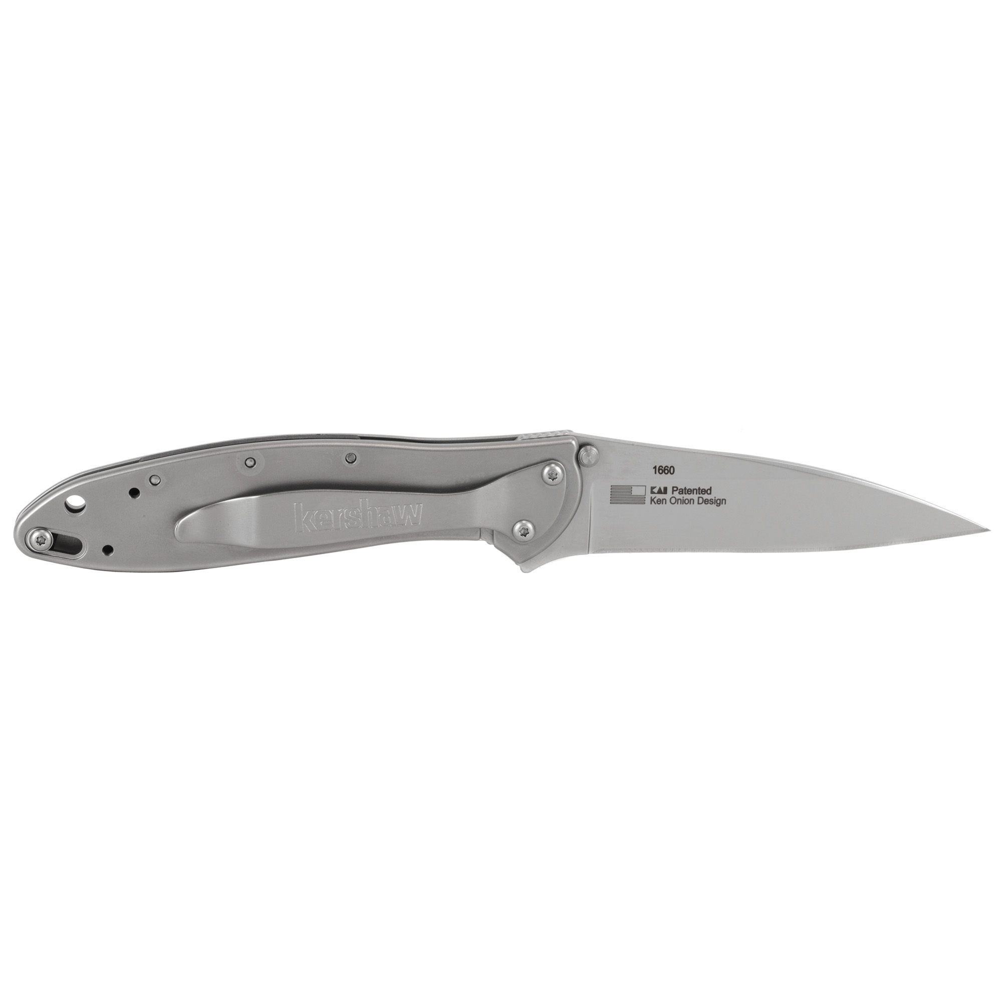 Kershaw Ken Onion Leek Assisted-Opening Folding Knife (EDC) 3in-img-2